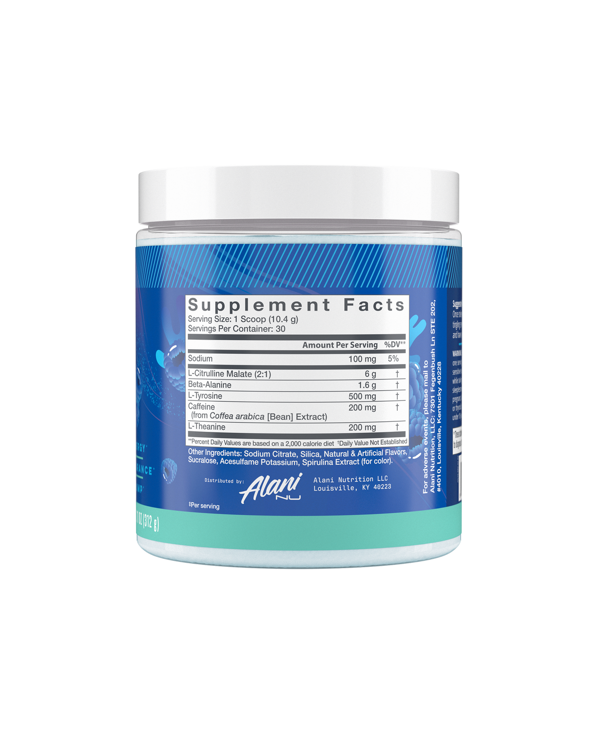 Breezeberry Pre-Workout Supplement, 30 Servings