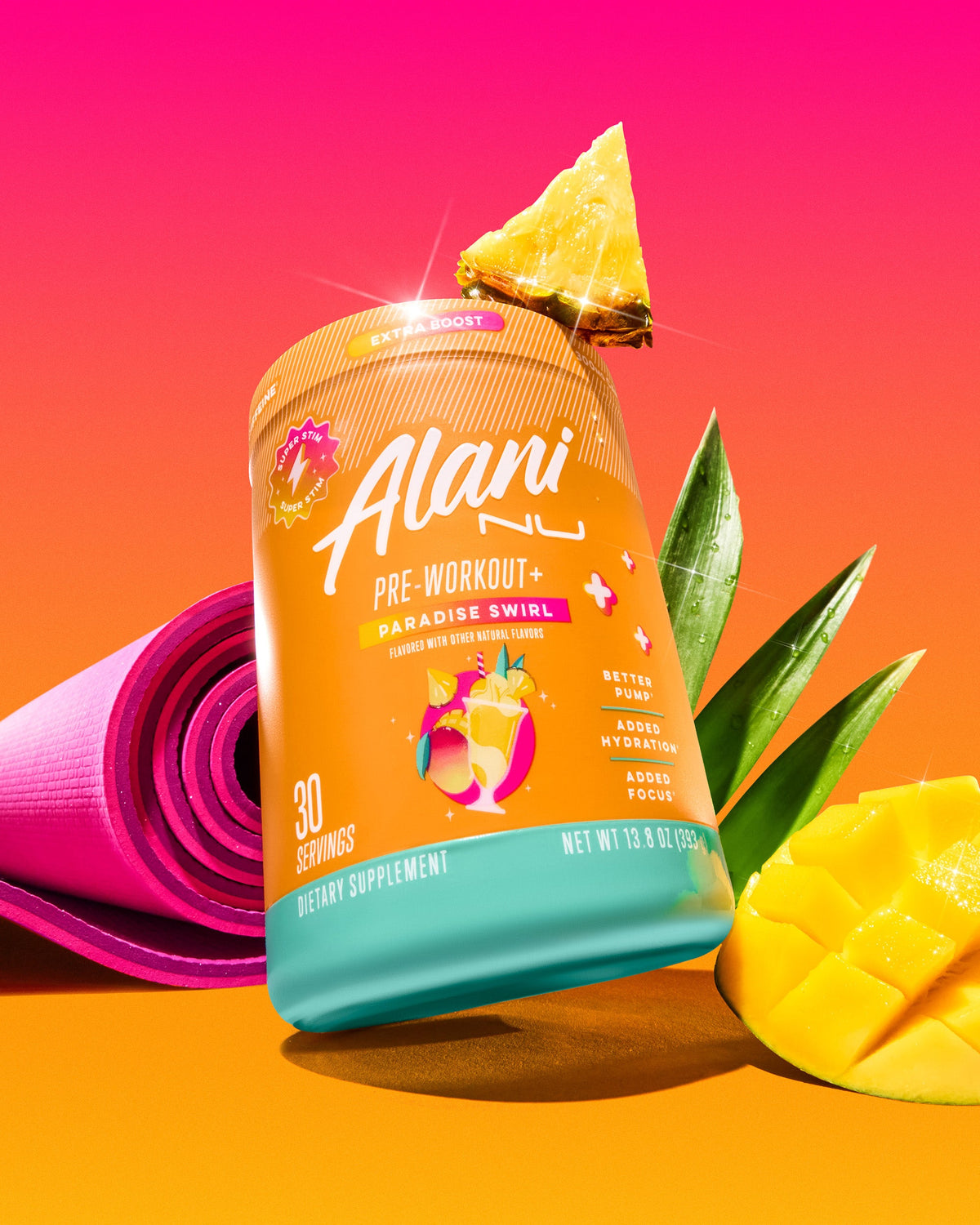 Paradise Swirl Pre-Workout+, 30 Servings