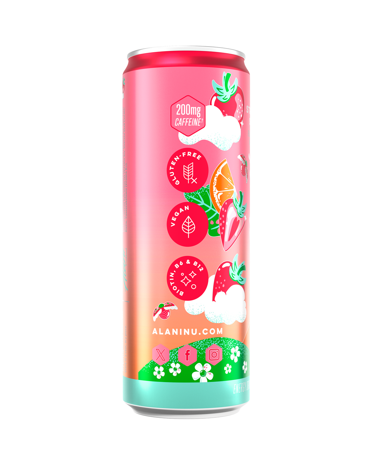 Strawberry Sunrise Energy Drink - 12-Pack