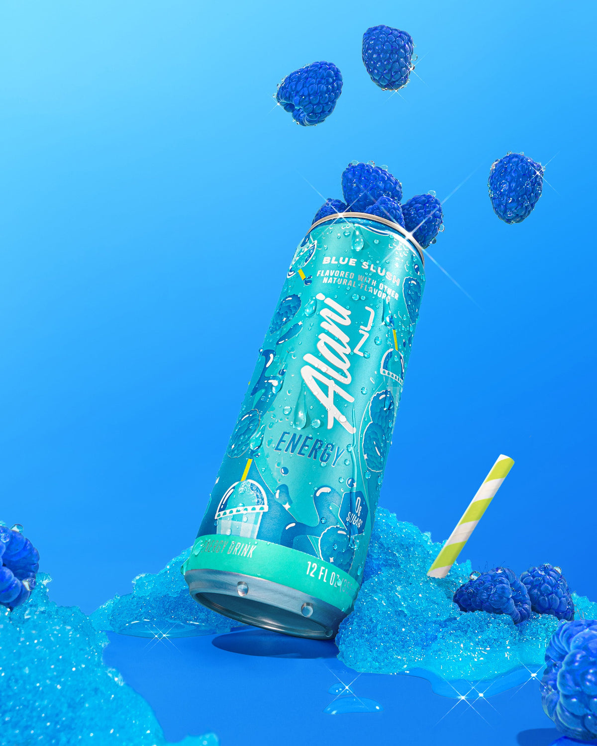 Blue Slush Energy Drink - 12-Pack