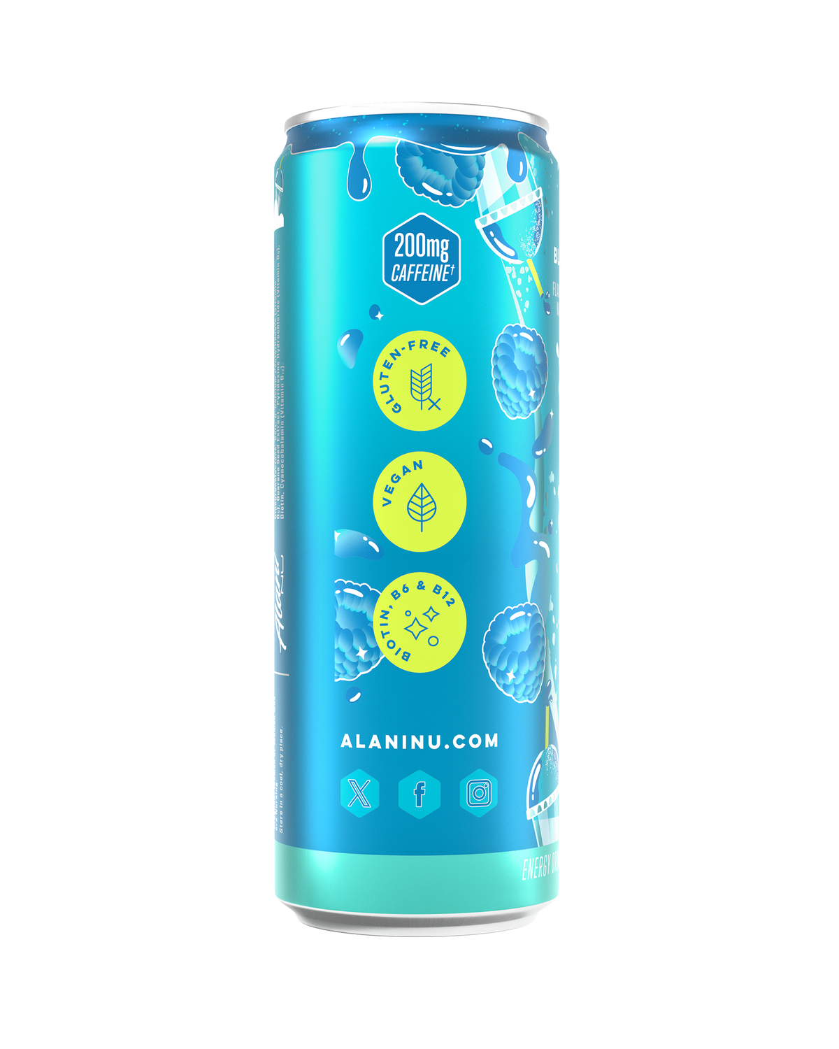 Blue Slush Energy Drink - 12-Pack