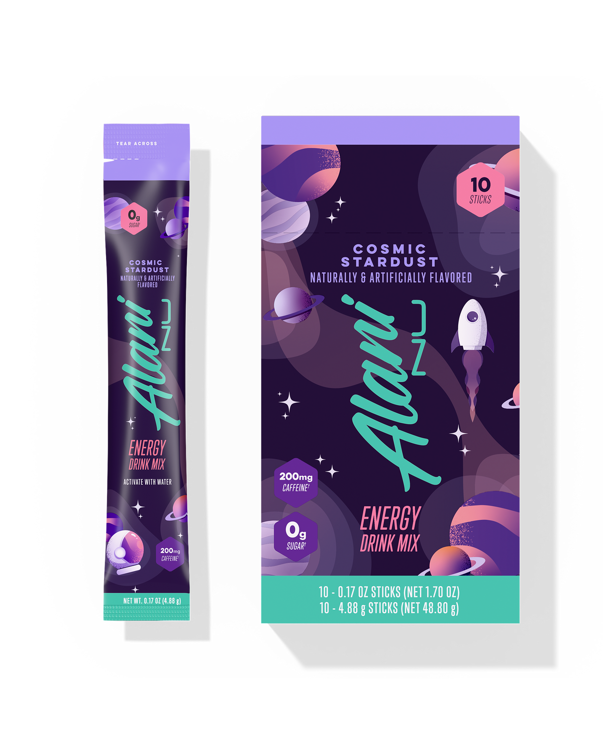 Cosmic Stardust Powdered Energy Sticks, 10-Pack