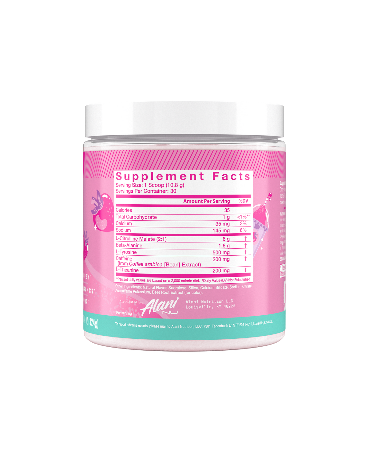 Pink Slush Pre-Workout Powder - 30 Servings