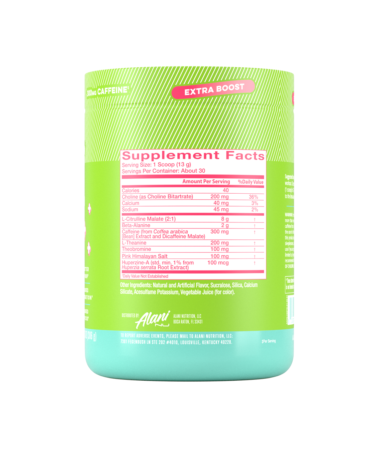 Kiwiberry Pre-Workout+ Supplement, 30 Servings