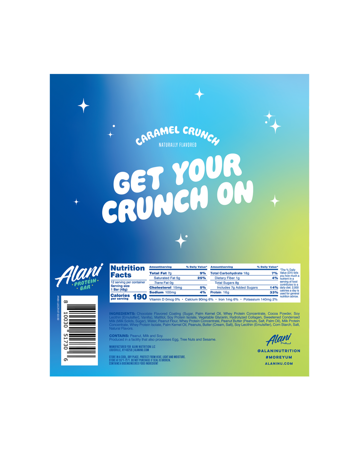 Caramel Crunch Protein Bars - 4-Pack