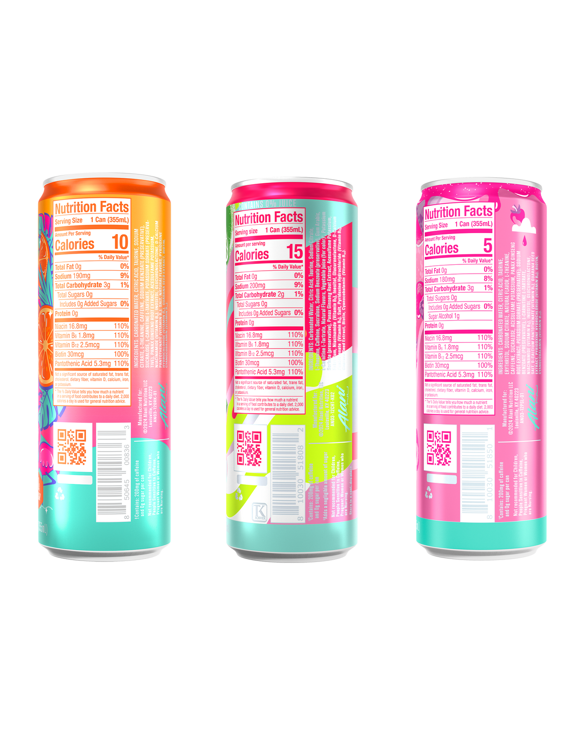 Sunkissed Mix Energy Drink Variety, 12-Pack