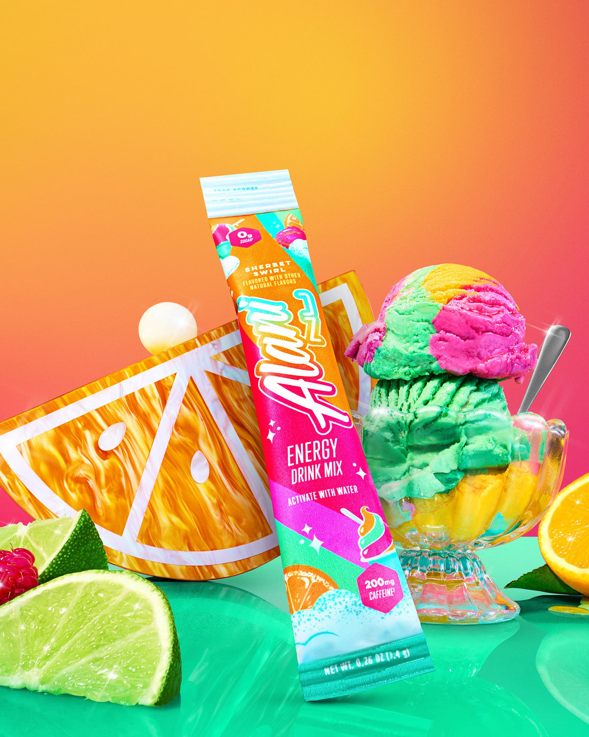 Sherbet Swirl Energy Sticks - 10-Pack