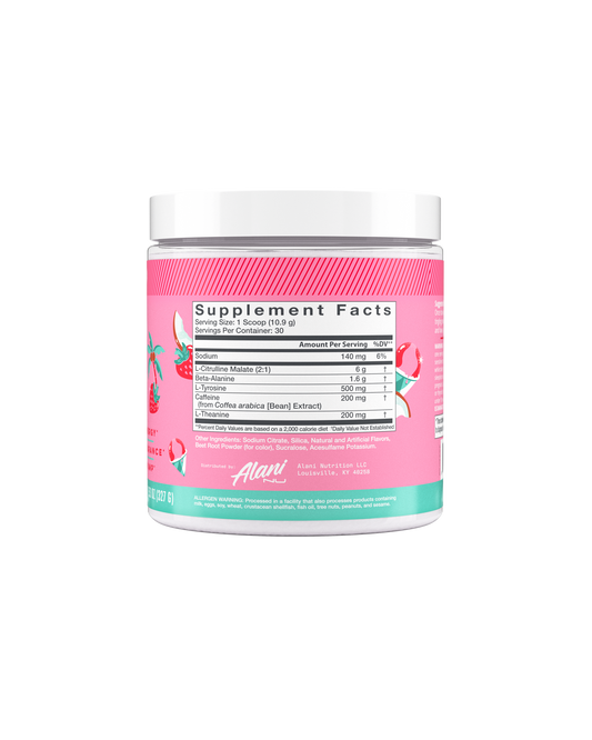 Hawaiian Shaved Ice Pre-Workout Powder, 30 Servings