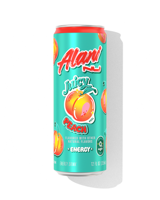 Juicy Peach Energy Drink, 12-Pack