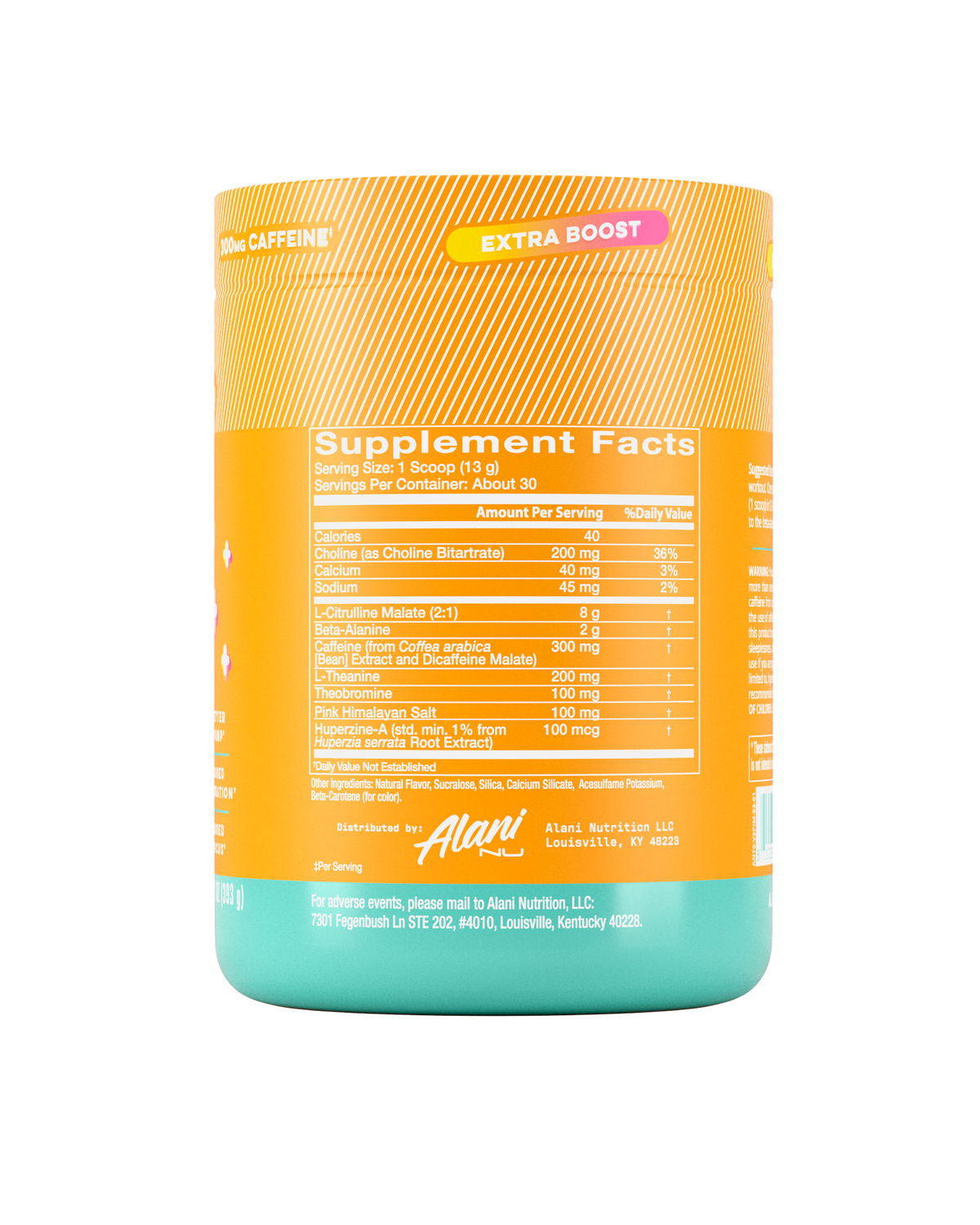 Paradise Swirl Pre-Workout+ Supplement, 30 Servings