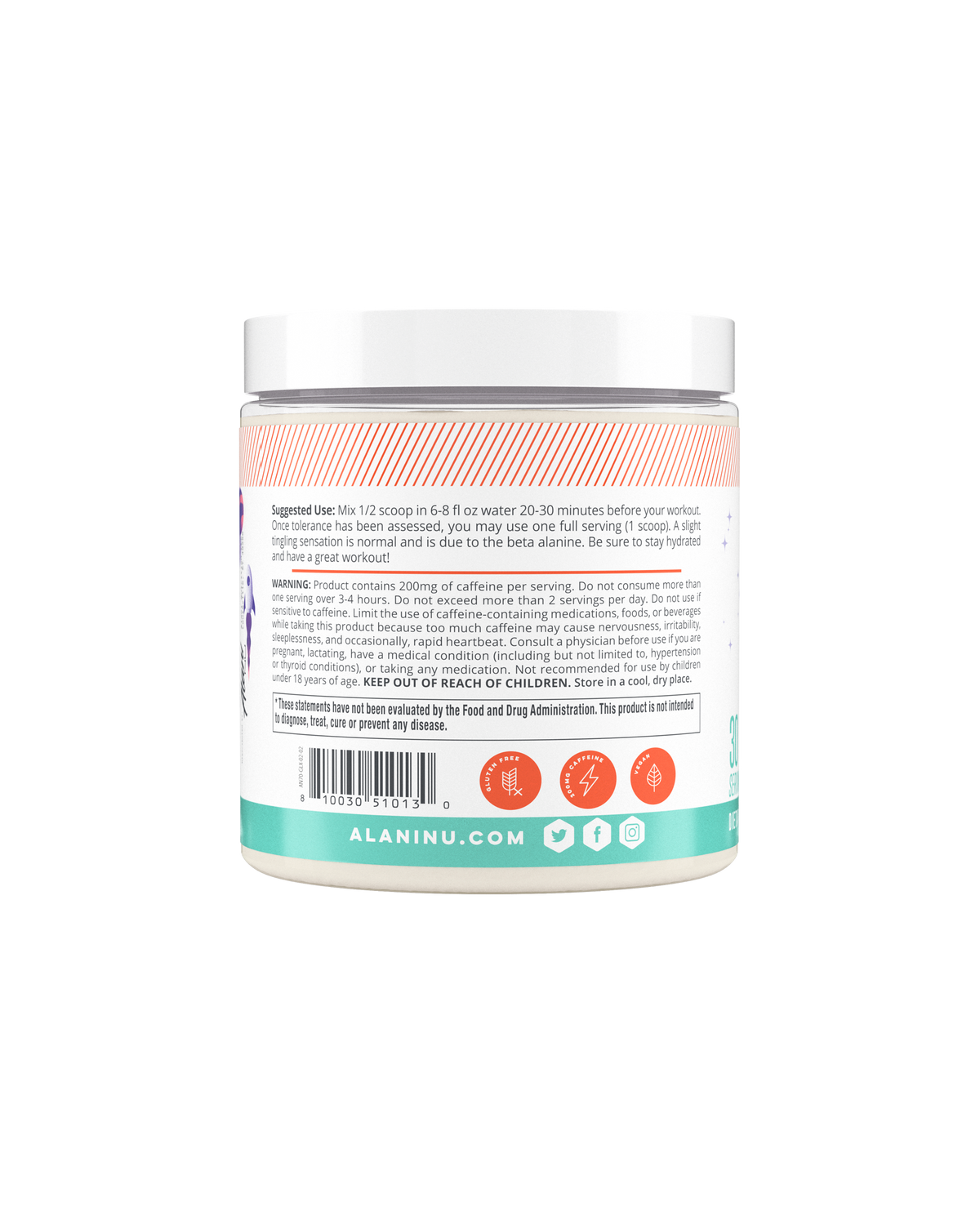 Galaxy Lemonade Pre-Workout Supplement, 30 Servings