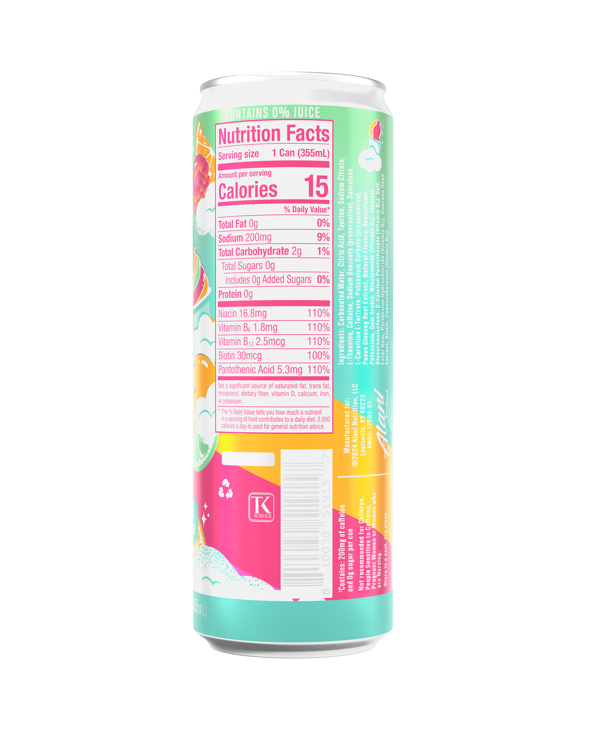 Sherbet Swirl Energy Drink - 12-Pack