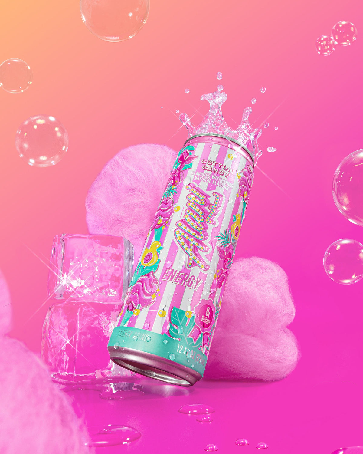 Cotton Candy Energy Drink - 12-Pack