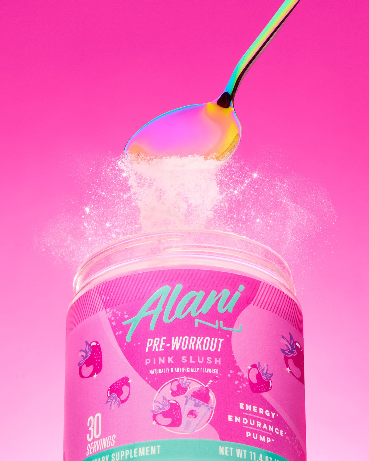 Pink Slush Pre-Workout for Endurance Support, 30 Servings